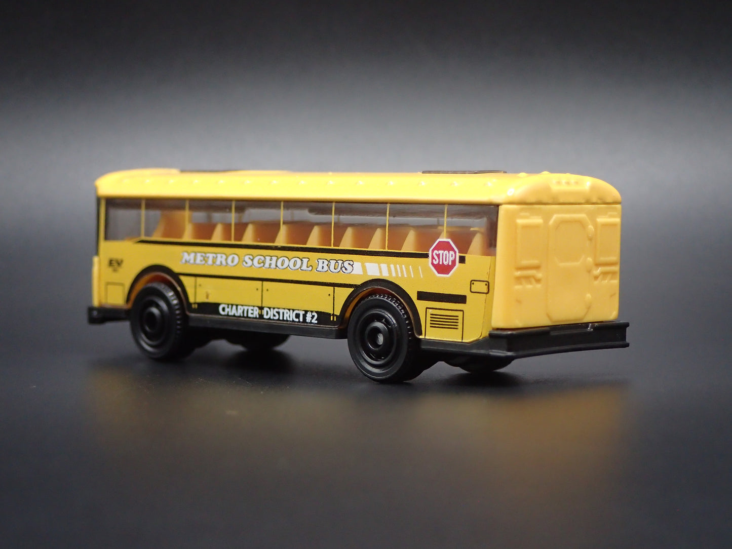 MODERN EV ELECTRIC SCHOOL BUS FLAT NOSE MATCHBOX 1:64 MB SCALE DIECAST MODEL CAR