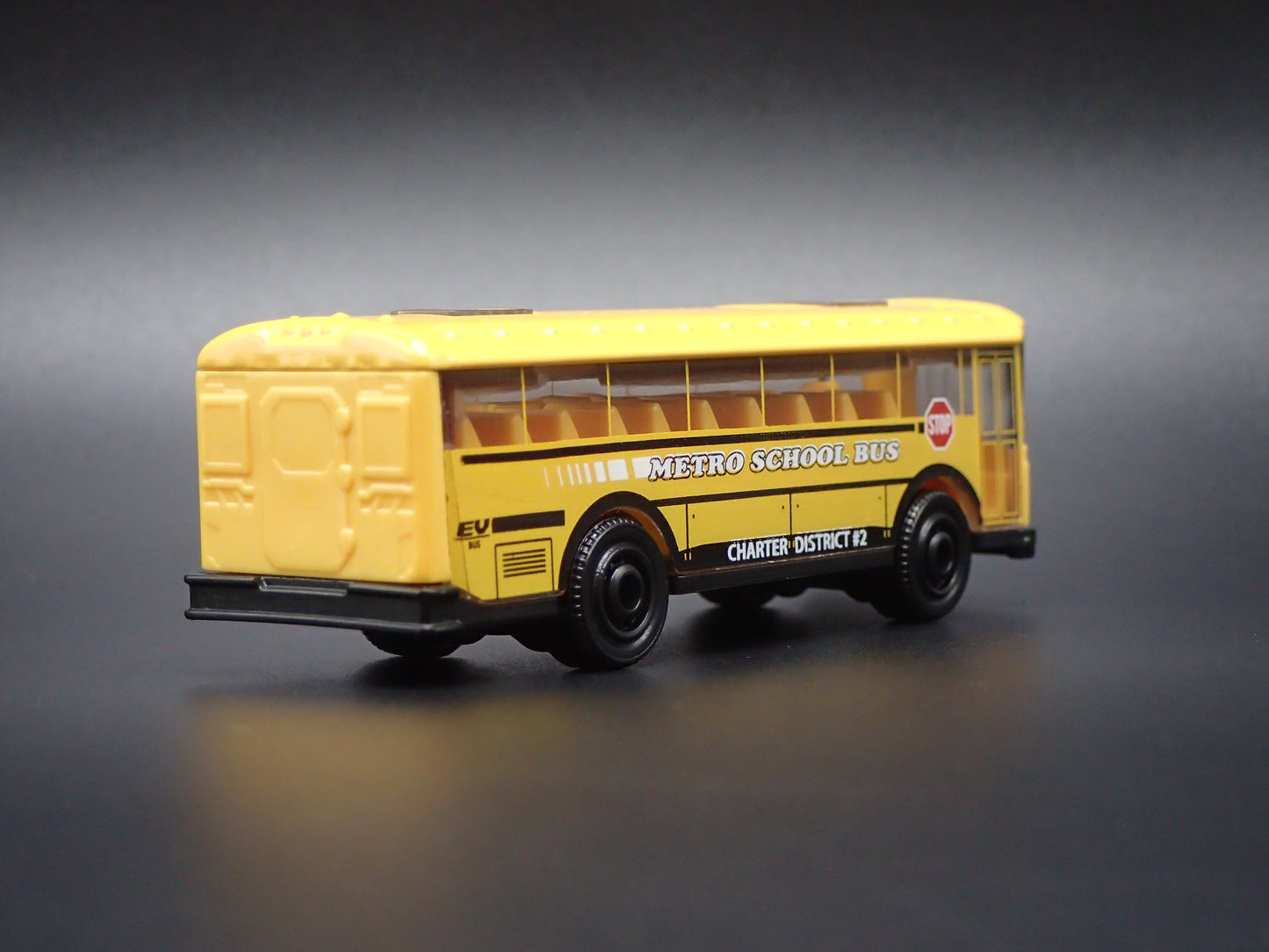 MODERN EV ELECTRIC SCHOOL BUS FLAT NOSE MATCHBOX 1:64 MB SCALE DIECAST MODEL CAR