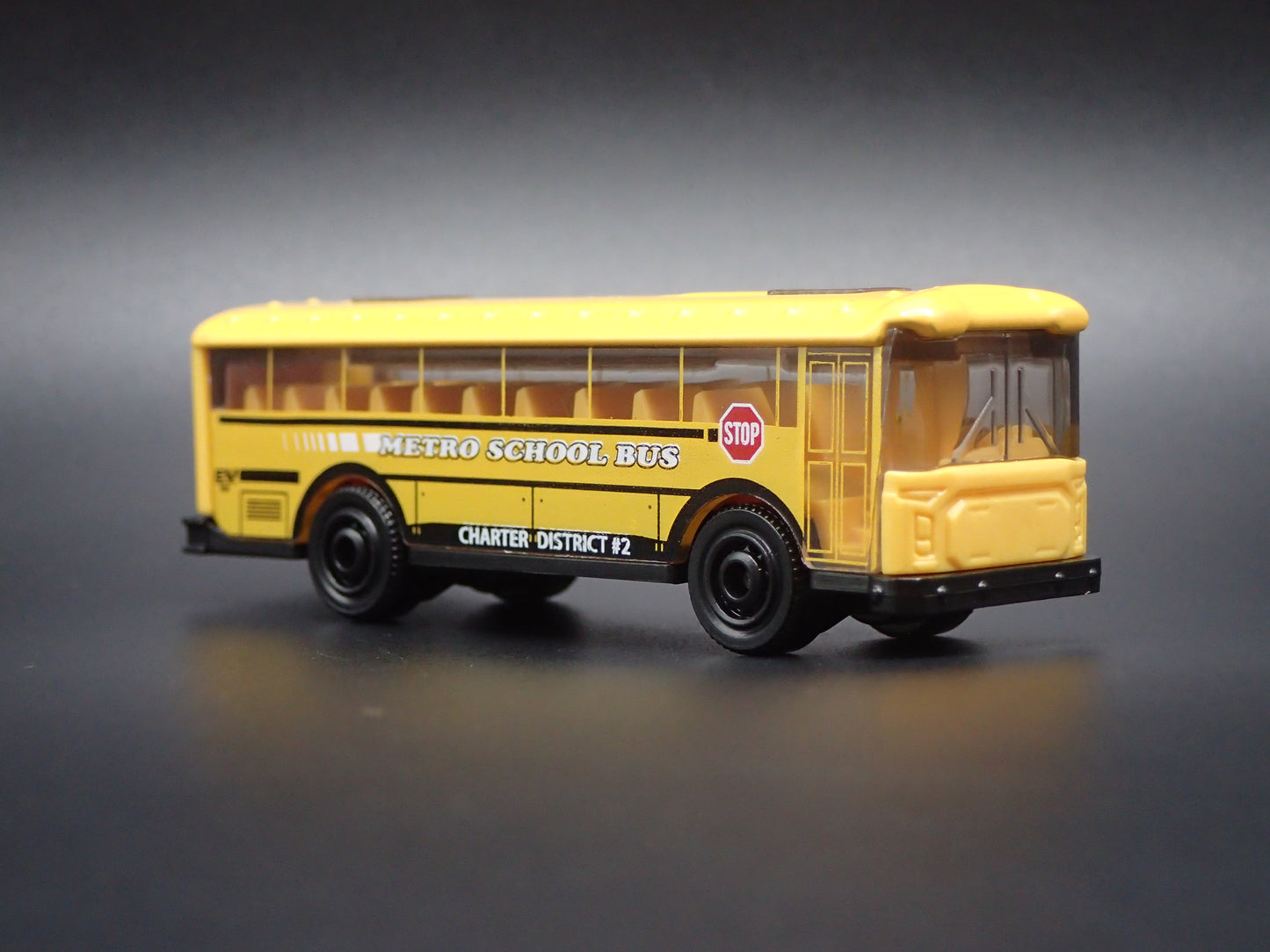 MODERN EV ELECTRIC SCHOOL BUS FLAT NOSE MATCHBOX 1:64 MB SCALE DIECAST MODEL CAR
