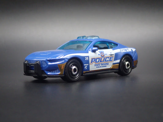 2024-2026 FORD MUSTANG STATE TROOPER POLICE 1:64 SCALE DIECAST MODEL CAR