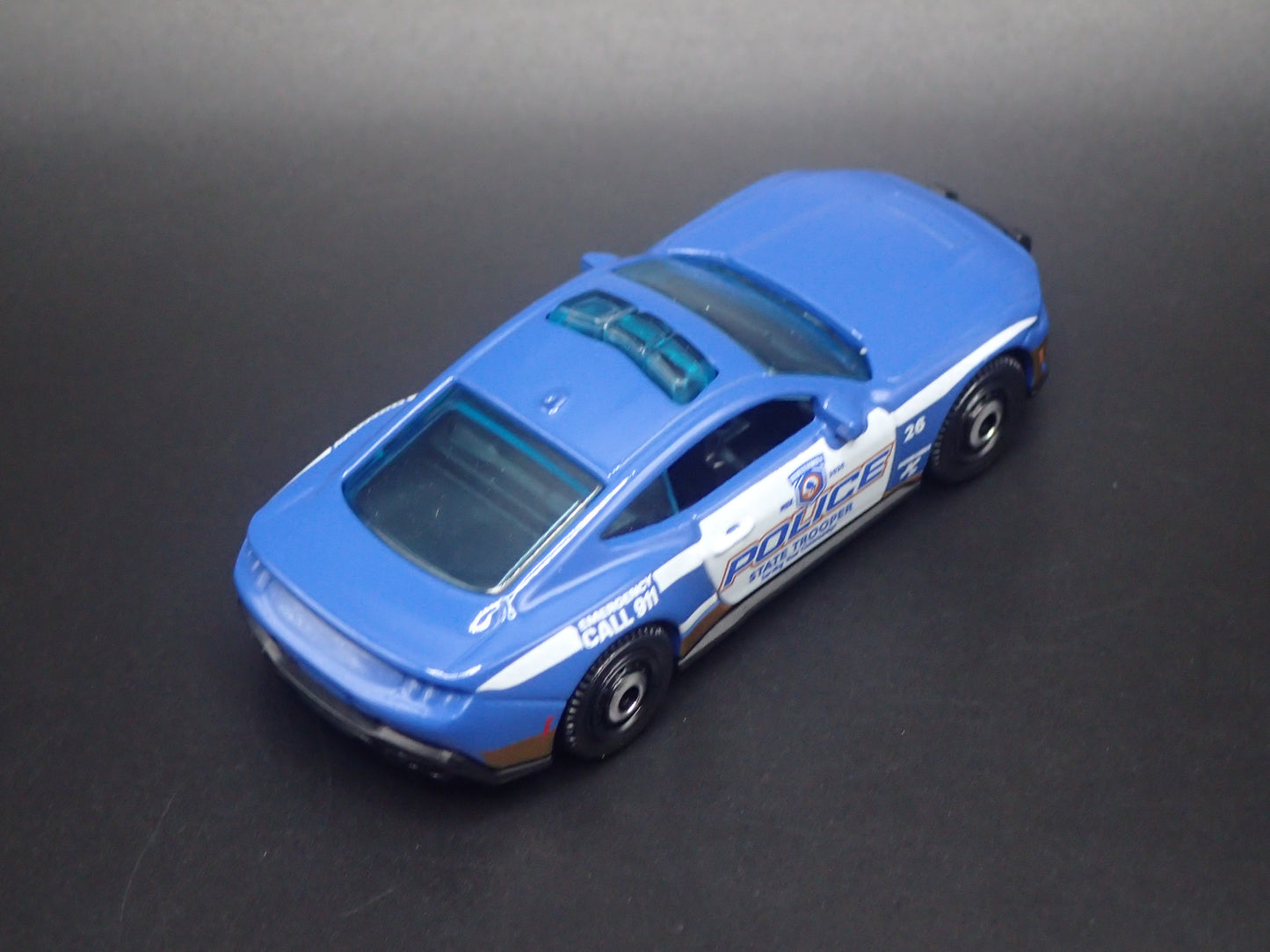 2024-2026 FORD MUSTANG STATE TROOPER POLICE 1:64 SCALE DIECAST MODEL CAR