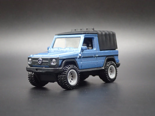 1992-2019 MERCEDES BENZ G CLASS BLUE 1:64 SCALE DIORAMA DIECAST MODEL CAR