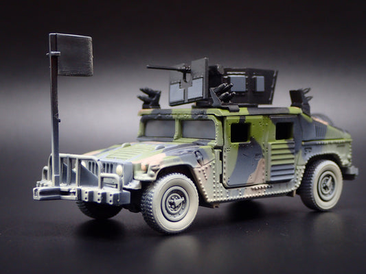 H1 M1114 HA HMMWV HUMVEE ARMORED MILITARY DIRTY 1:64 SCALE DIECAST MODEL CAR