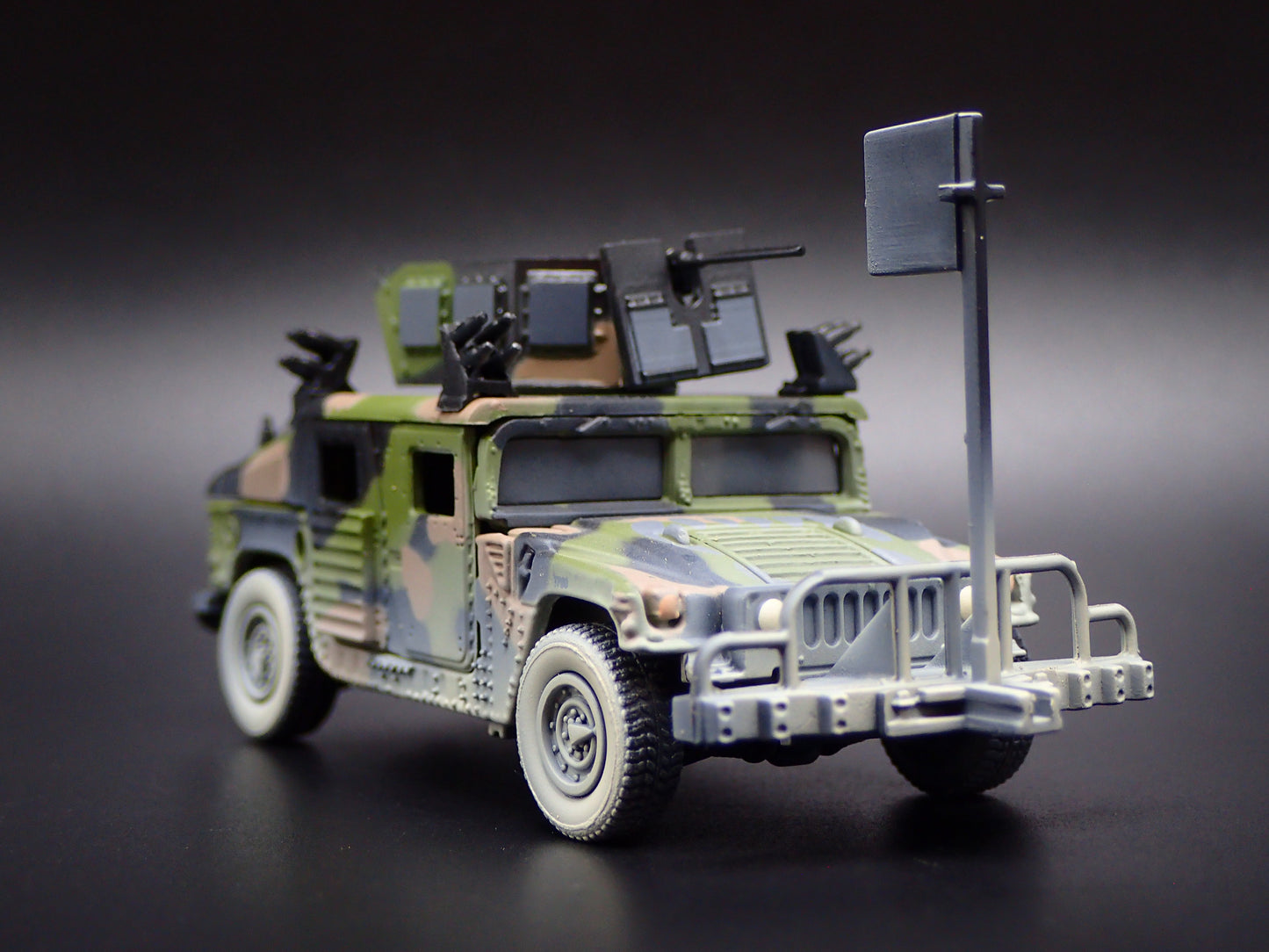 H1 M1114 HA HMMWV HUMVEE ARMORED MILITARY DIRTY 1:64 SCALE DIECAST MODEL CAR