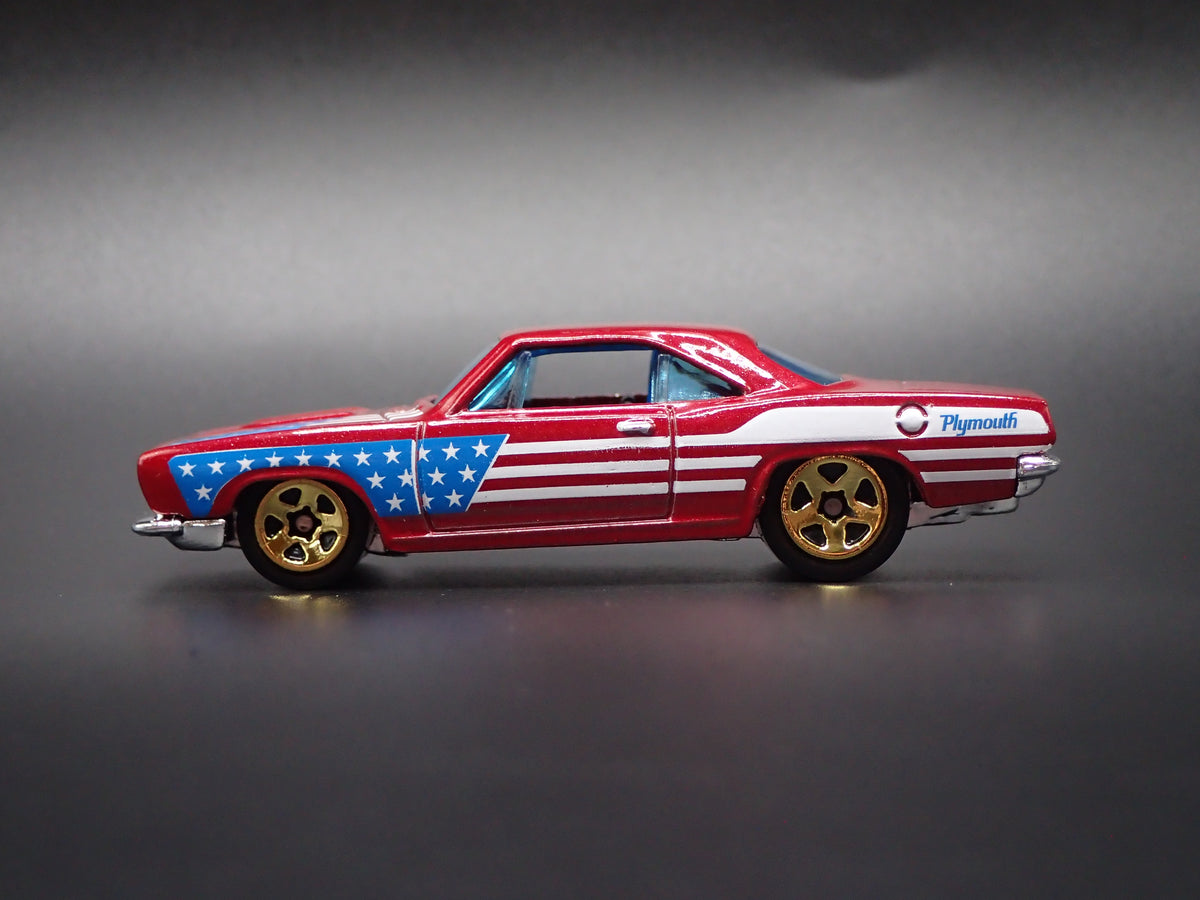 1968 68 PLYMOUTH BARRACUDA CUDA SUPER STOCK HEMI 1:64 SCALE DIECAST MODEL CAR