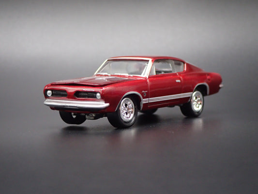 1968 68 PLYMOUTH BARRACUDA CUDA FASTBACK 1/64 SCALE DIORAMA DIECAST MODEL CAR