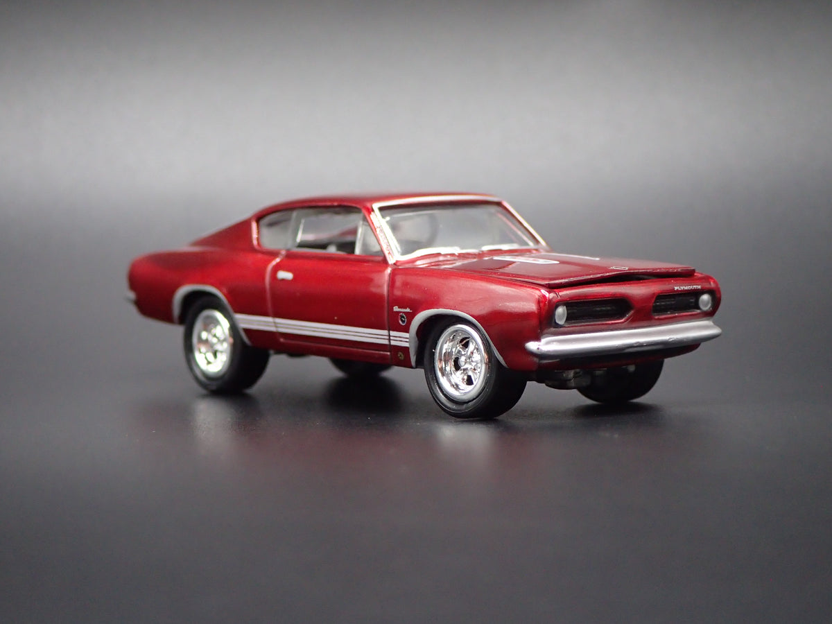 1968 68 PLYMOUTH BARRACUDA CUDA FASTBACK 1/64 SCALE DIORAMA DIECAST MODEL CAR