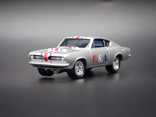 1968 68 PLYMOUTH BARRACUDA CUDA FASTBACK 1/64 SCALE DIORAMA DIECAST MODEL CAR