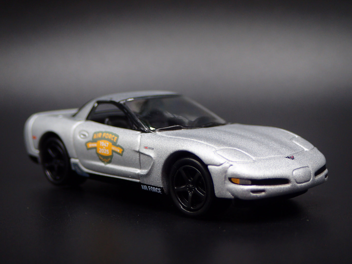 2003 03 CHEVY CHEVROLET CORVETTE AIR FORCE 78 YEARS 1:64 SCALE DIECAST CAR