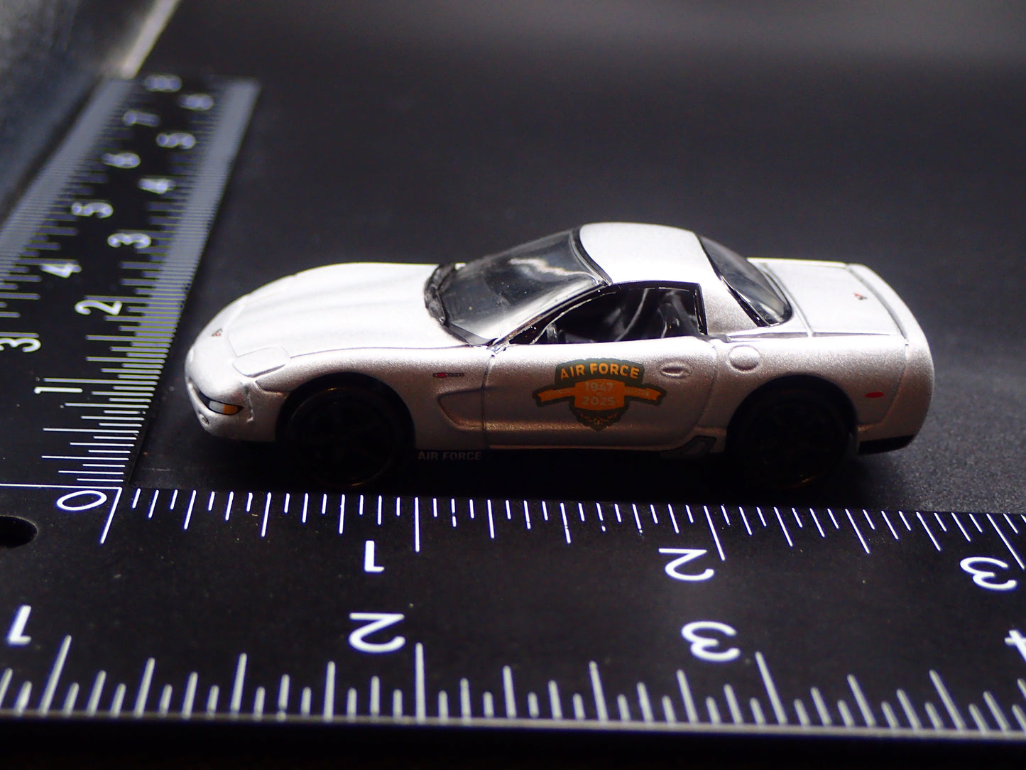 2003 03 CHEVY CHEVROLET CORVETTE AIR FORCE 78 YEARS 1:64 SCALE DIECAST CAR