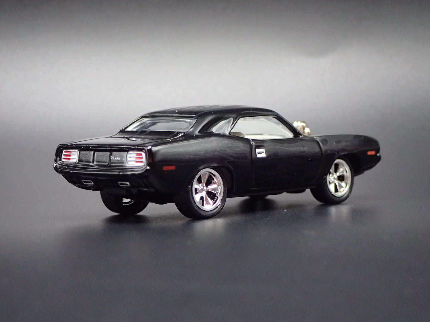 1970 70 PLYMOUTH CUDA 340 BLACK 1:64 SCALE COLLECTIBLE DIECAST MODEL CAR