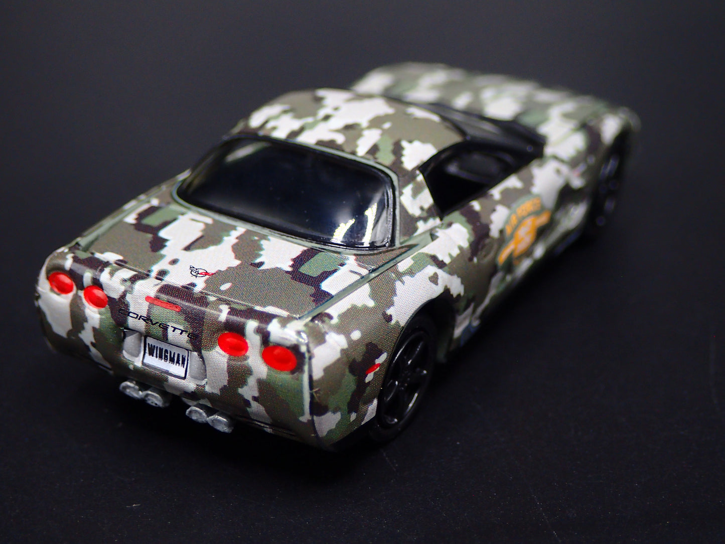 2003 03 CHEVY CHEVROLET CORVETTE AIR FORCE 78 YEARS CAMO 1:64 SCALE DIECAST CAR