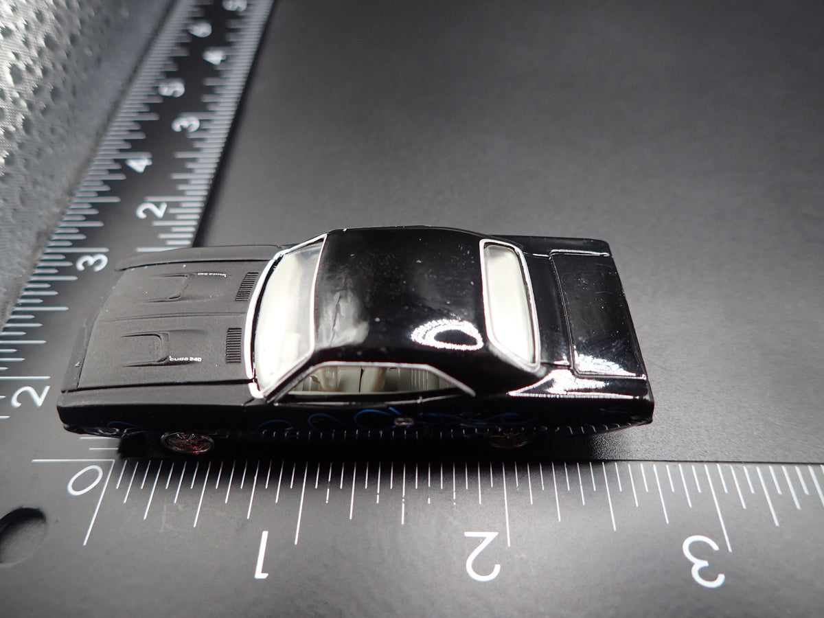 1970 70 PLYMOUTH CUDA 340 BLACK 1:64 SCALE COLLECTIBLE DIECAST MODEL CAR