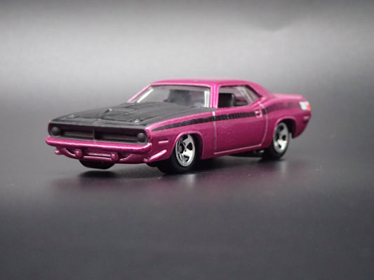 1970 70 PLYMOUTH AAR CUDA PURPLE 1:64 SCALE COLLECTIBLE DIECAST MODEL CAR