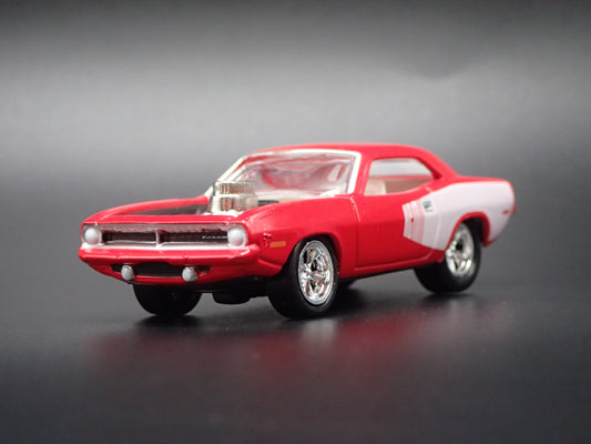1970 70 PLYMOUTH HEMI CUDA RED 1:64 SCALE COLLECTIBLE DIECAST MODEL CAR