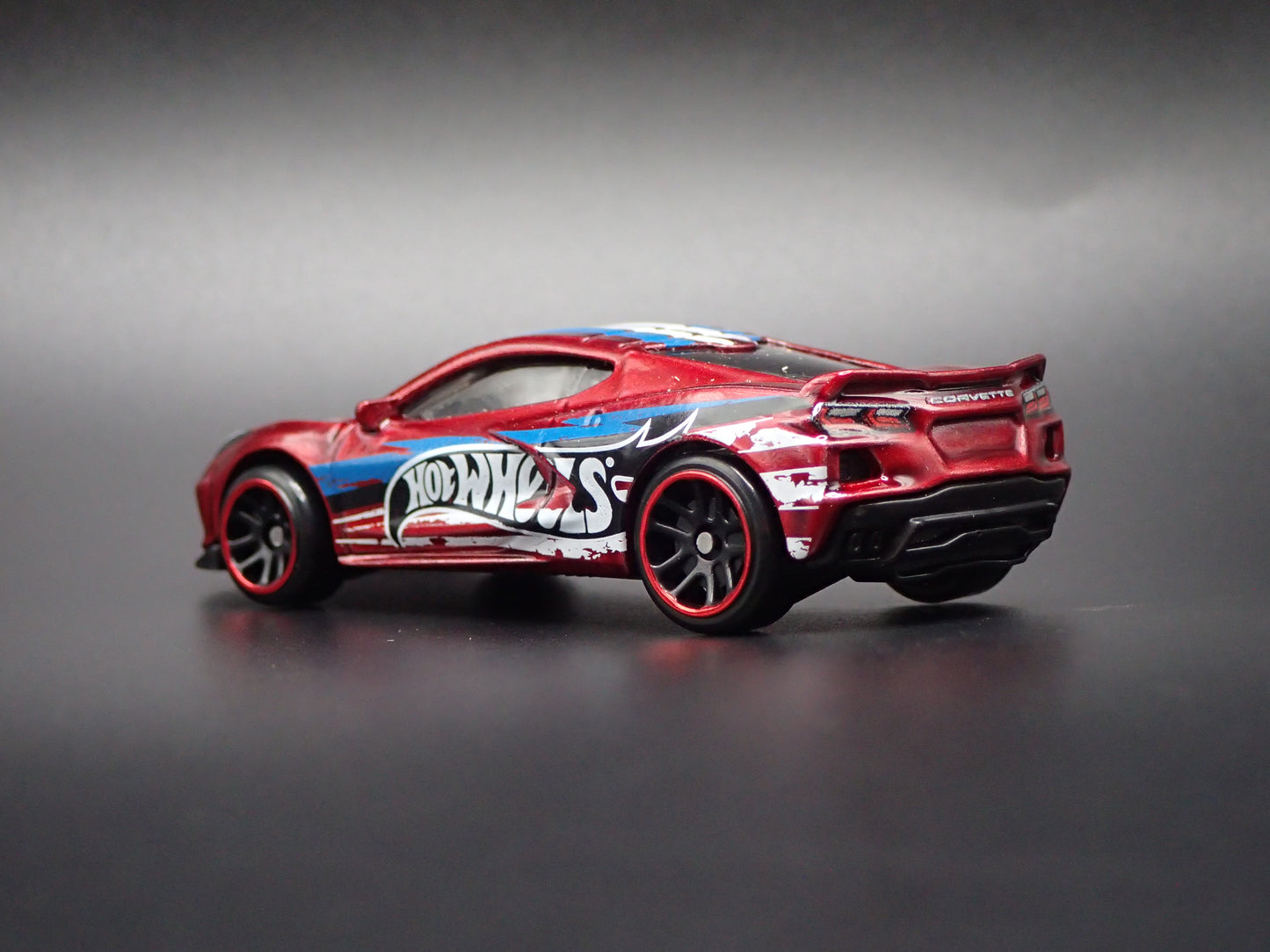 2020-2026 CHEVY CHEVROLET CORVETTE C8 RED 1:64 SCALE DIORAMA DIECAST MODEL CAR