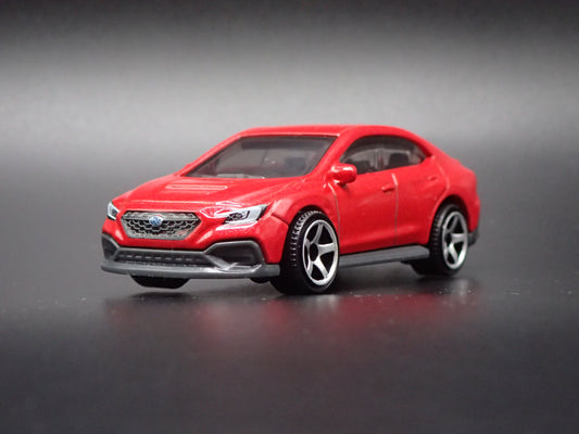 2022-2026 SUBARU IMPREZA WRX S4 STI RED 1:64 SCALE DIORAMA DIECAST MODEL CAR