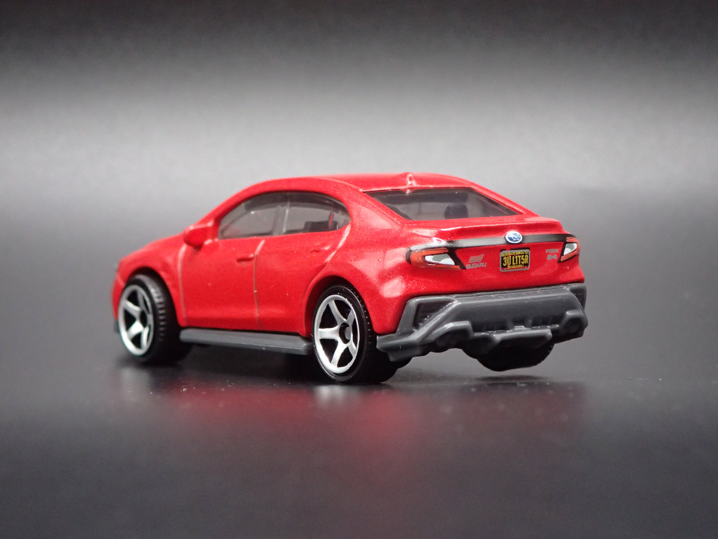 2022-2026 SUBARU IMPREZA WRX S4 STI RED 1:64 SCALE DIORAMA DIECAST MODEL CAR