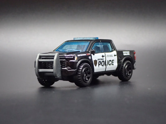 2024-2026 CHEVY CHEVROLET SILVERADO PPV POLICE TRUCK 1:64 DIECAST MODEL CAR