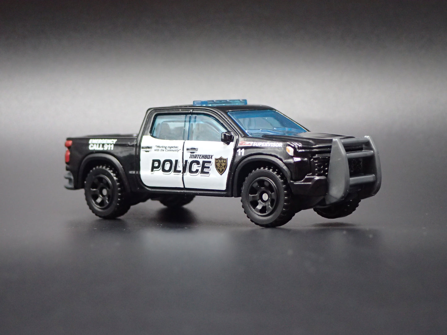 2024-2026 CHEVY CHEVROLET SILVERADO PPV POLICE TRUCK 1:64 DIECAST MODEL CAR