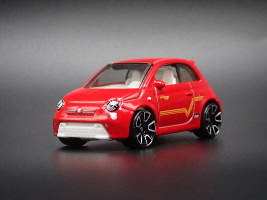 2020-2026 FIAT 500E 2 TWO DOOR RED 1/64 SCALE COLLECTIBLE DIECAST MODEL CAR