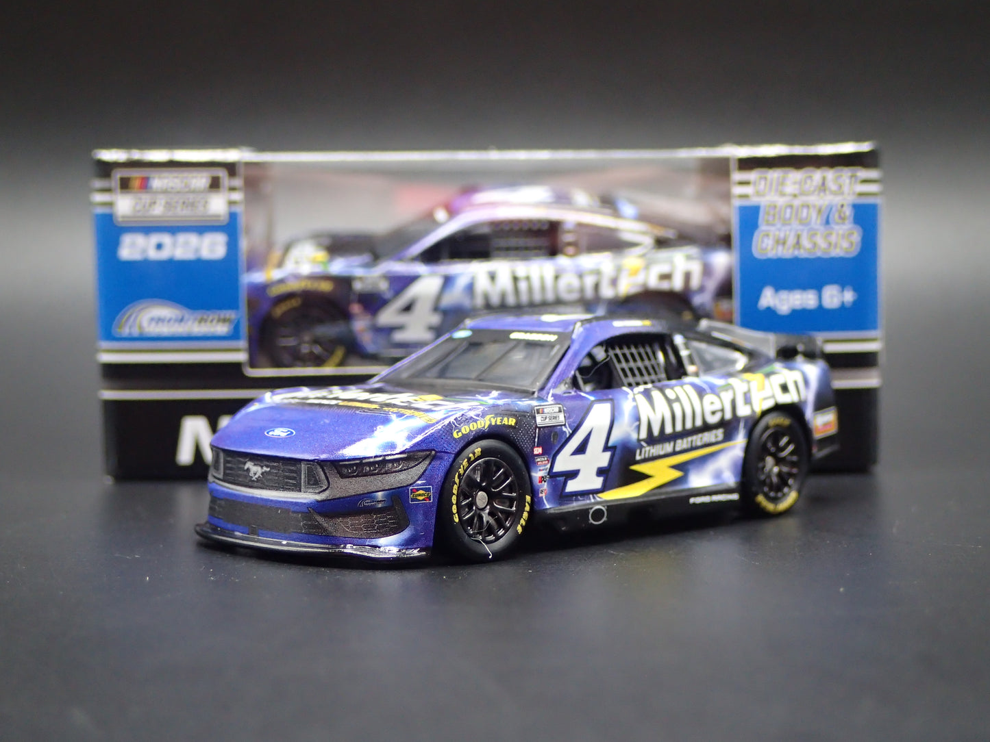 2026 26 FORD MUSTANG #4 NOAH GRAGSON MILLERTECH NASCAR 1:64 SCALE DIECAST CAR