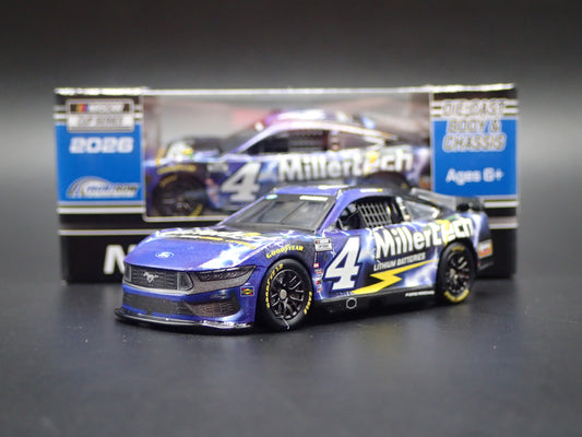 2026 26 FORD MUSTANG #4 NOAH GRAGSON MILLERTECH NASCAR 1:64 SCALE DIECAST CAR