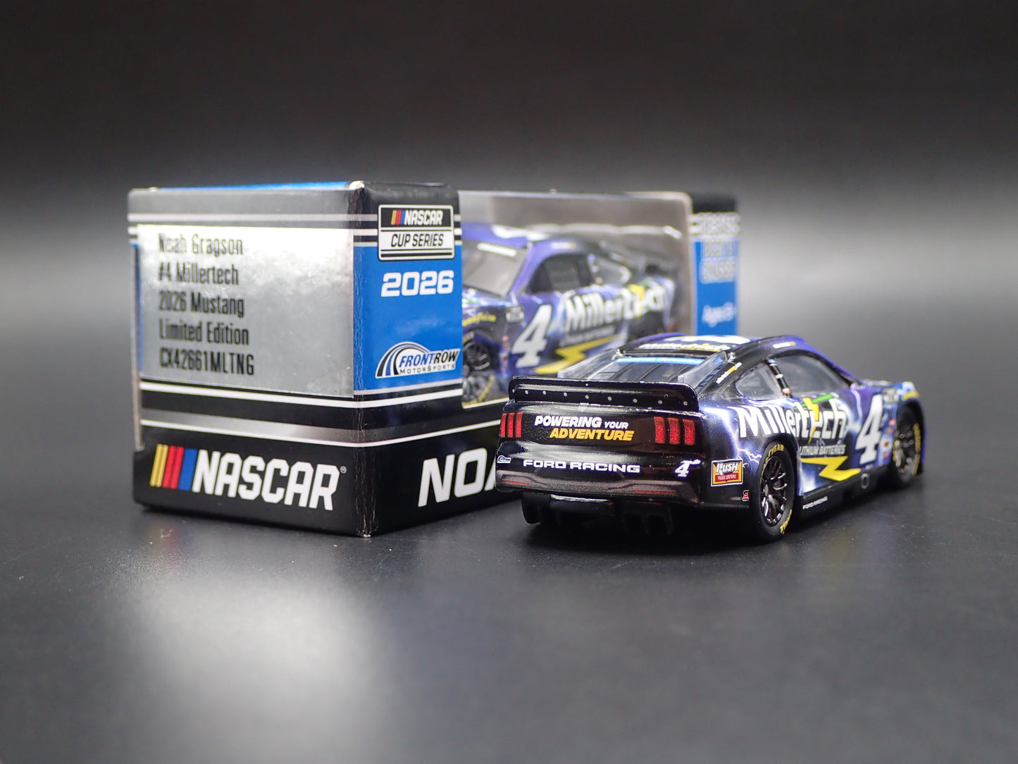2026 26 FORD MUSTANG #4 NOAH GRAGSON MILLERTECH NASCAR 1:64 SCALE DIECAST CAR
