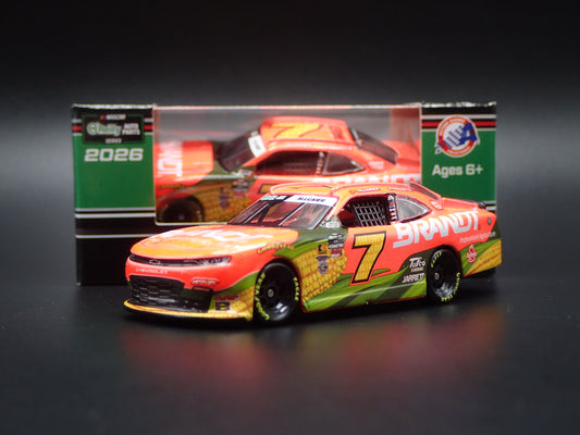 2026 CHEVROLET #7 JUSTIN ALLGAIER BRANDT NASCAR 1:64 SCALE DIECAST MODEL CAR