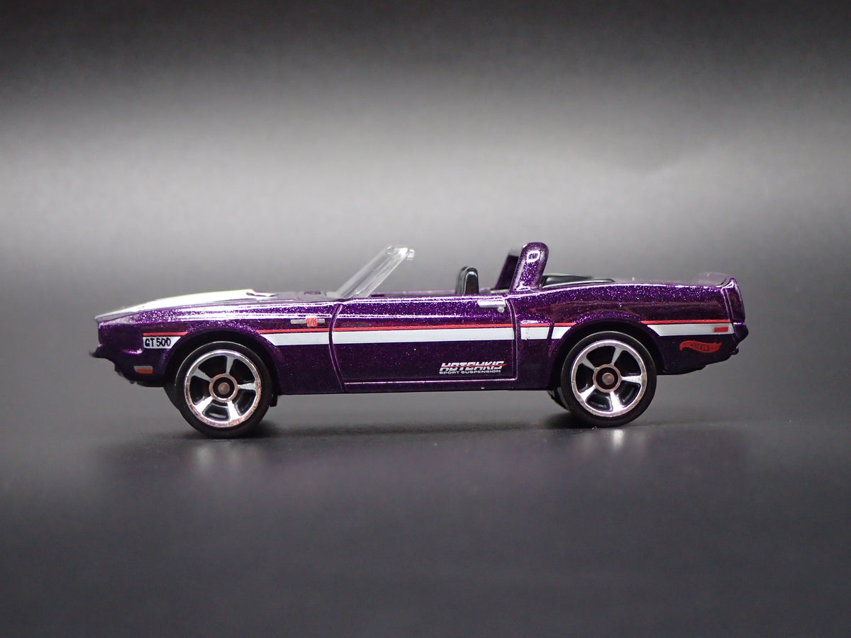 1969 69 FORD MUSTANG SHELBY GT-500 CONVETIBLE PURPLE 1:64 SCALE DIECAST MODEL CAR