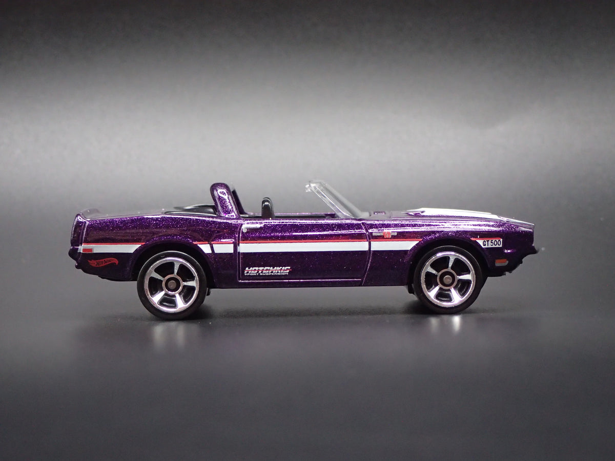 1969 69 FORD MUSTANG SHELBY GT-500 CONVETIBLE PURPLE 1:64 SCALE DIECAST MODEL CAR