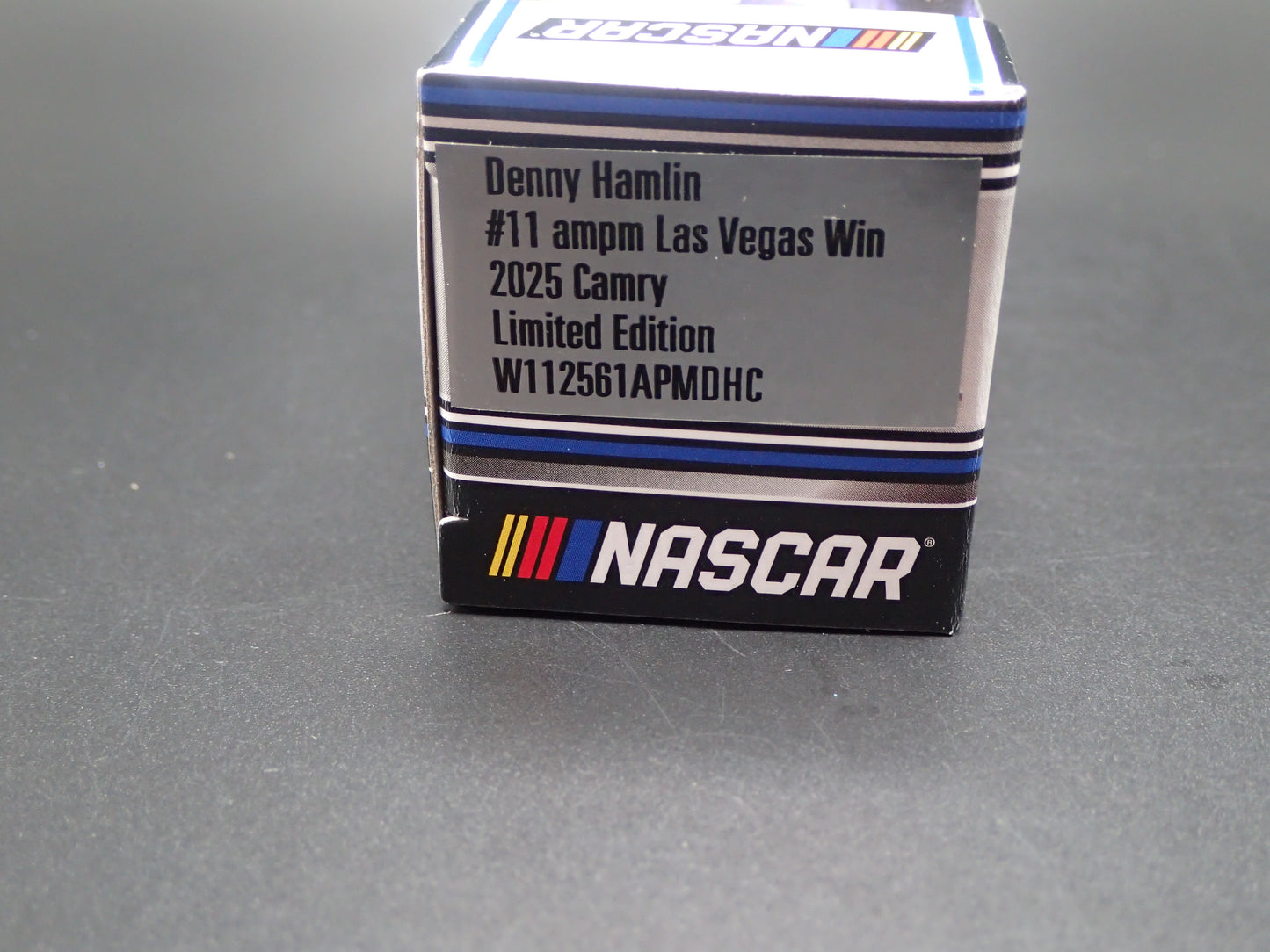 2025 25 TOYOTA CAMRY 11 DENNY HAMLIN AM PM WIN NASCAR 1:64 SCALE DIECAST CAR