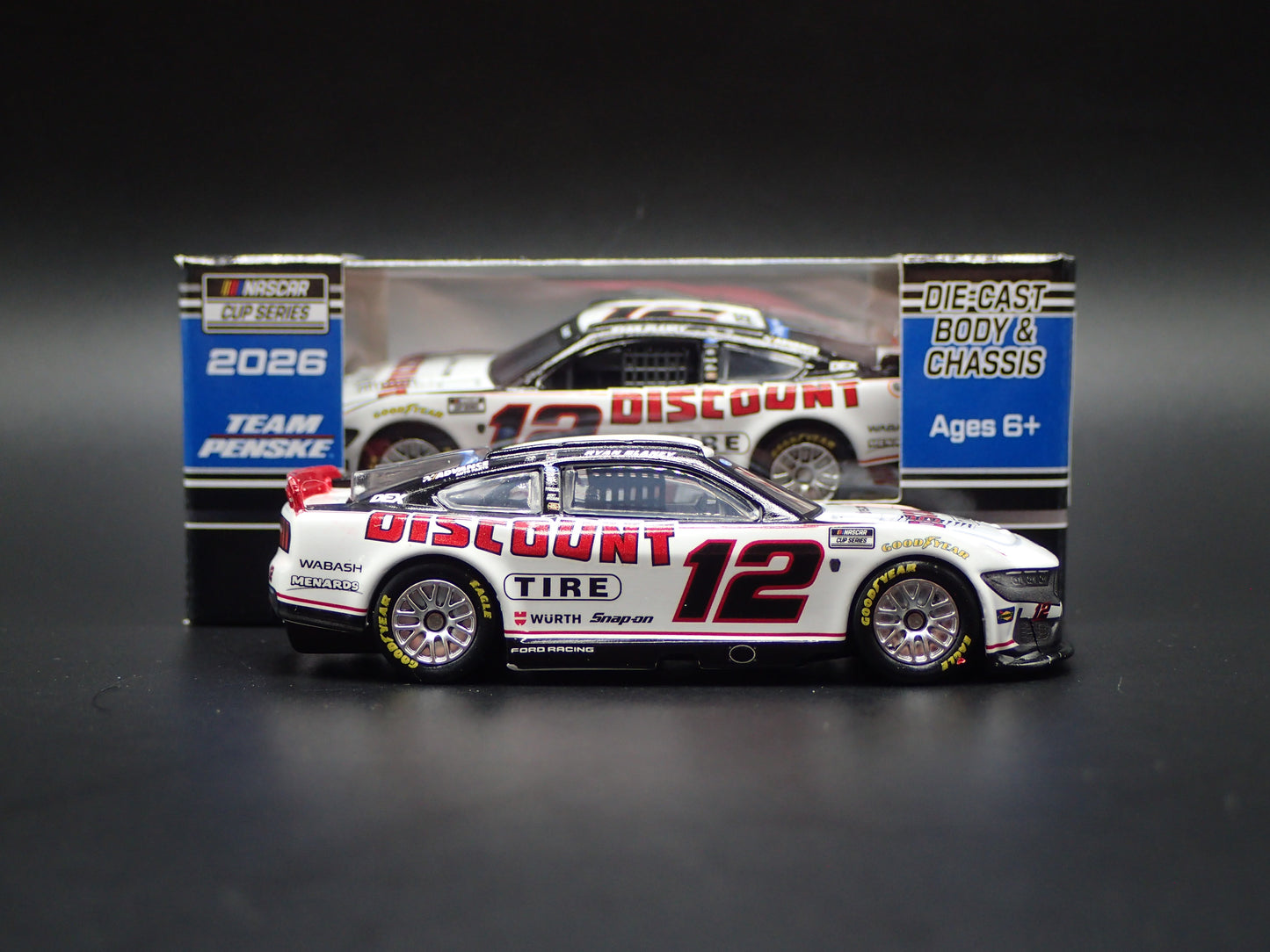 2026 26 FORD MUSTANG #12 RYAN BLANEY BODYARMOR NASCAR 1:64 SCALE DIECAST CAR