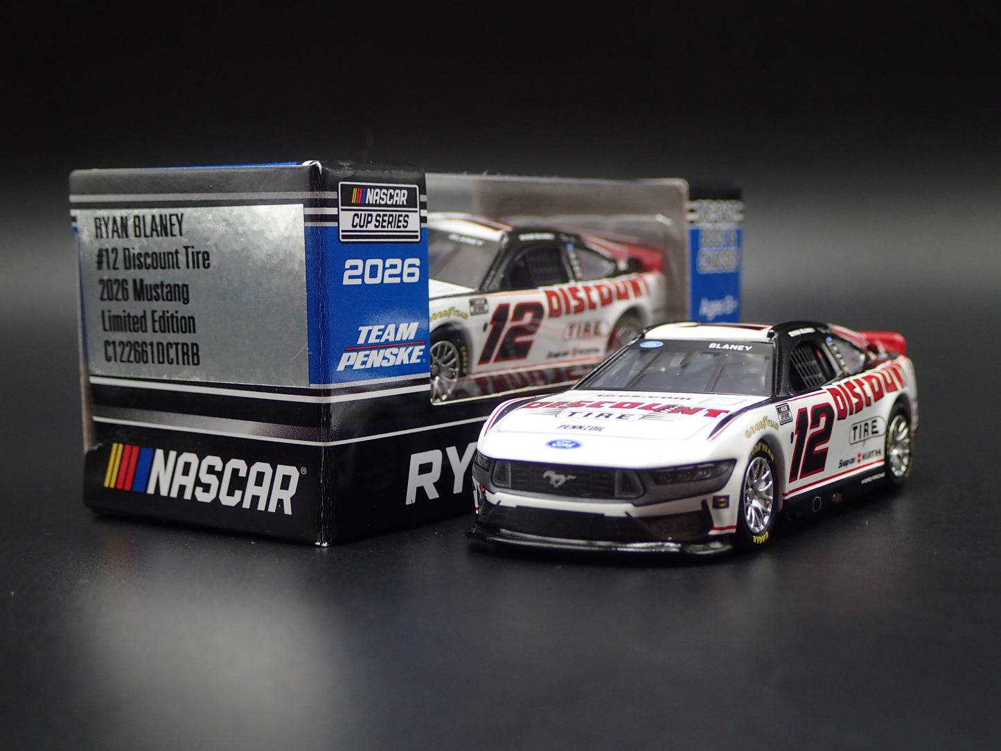 2026 26 FORD MUSTANG #12 RYAN BLANEY BODYARMOR NASCAR 1:64 SCALE DIECAST CAR