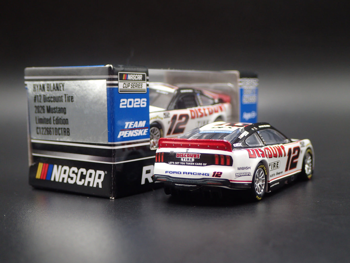 2026 26 FORD MUSTANG #12 RYAN BLANEY BODYARMOR NASCAR 1:64 SCALE DIECAST CAR