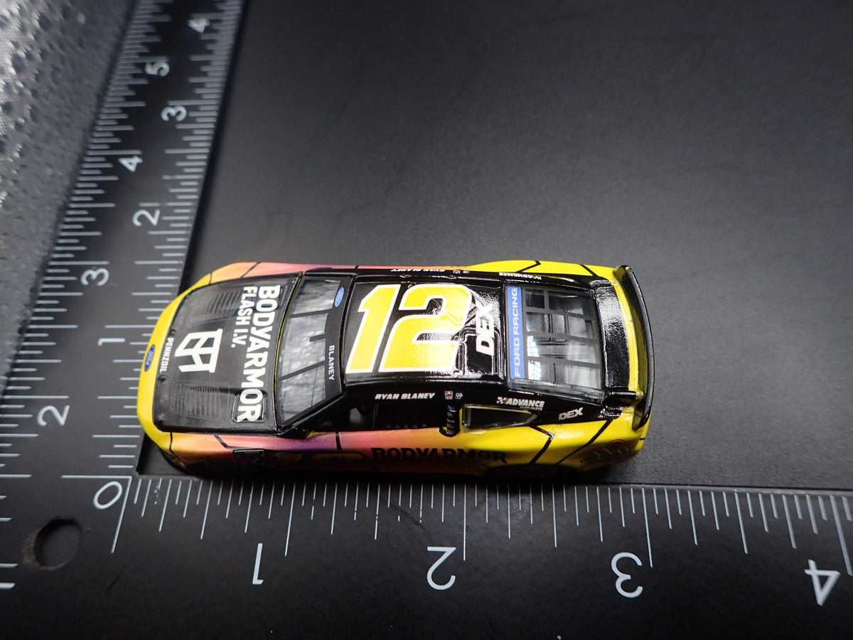 2026 26 FORD MUSTANG #12 RYAN BLANEY BODYARMOR NASCAR 1:64 SCALE DIECAST CAR-Burning Rubber Toy Company