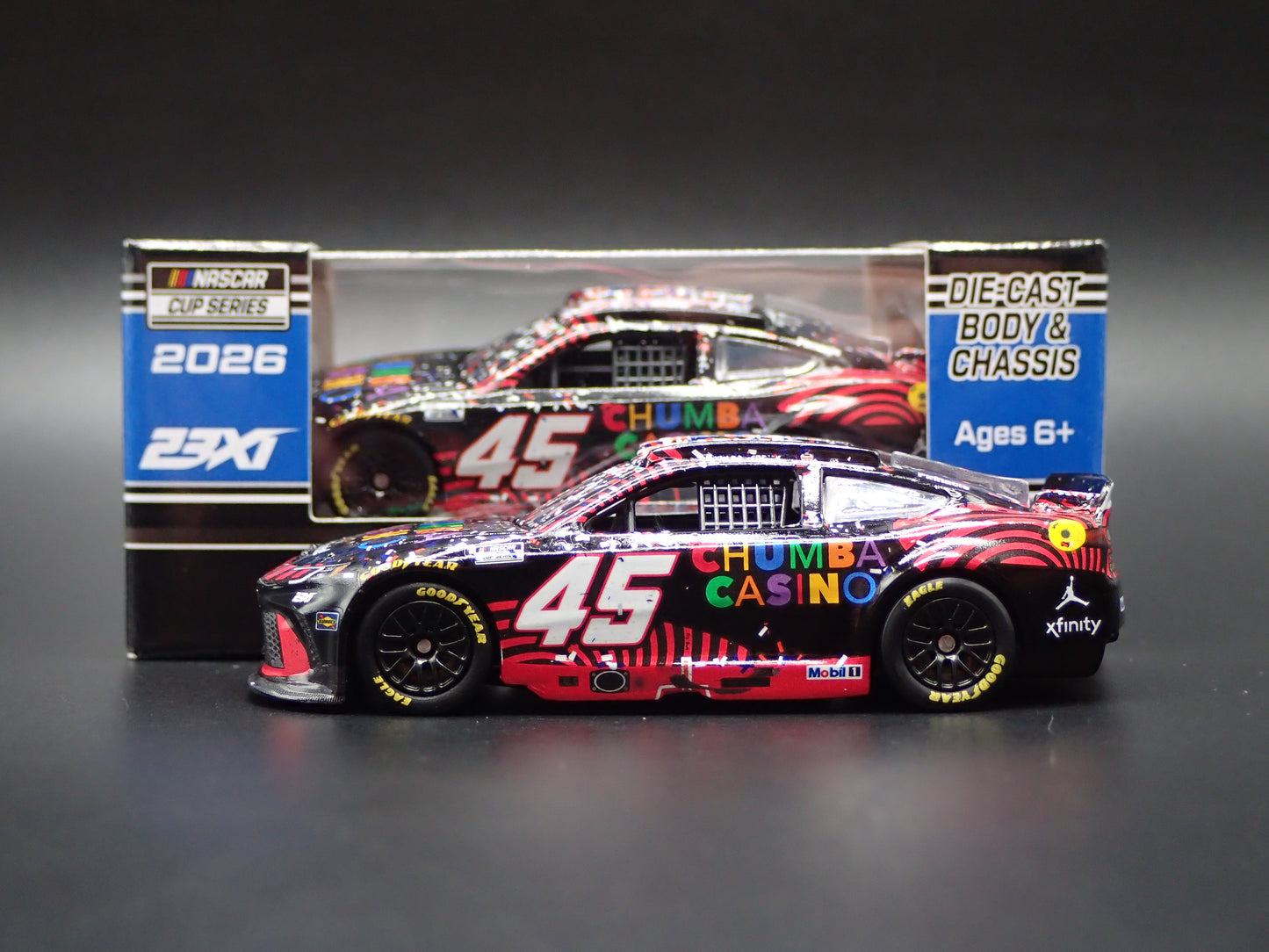 2026 26 TOYOTA CAMRY 45 TYLER REDDICK CHUMBA CASINO WIN NASCAR 1:64 SCALE DIECAST CAR