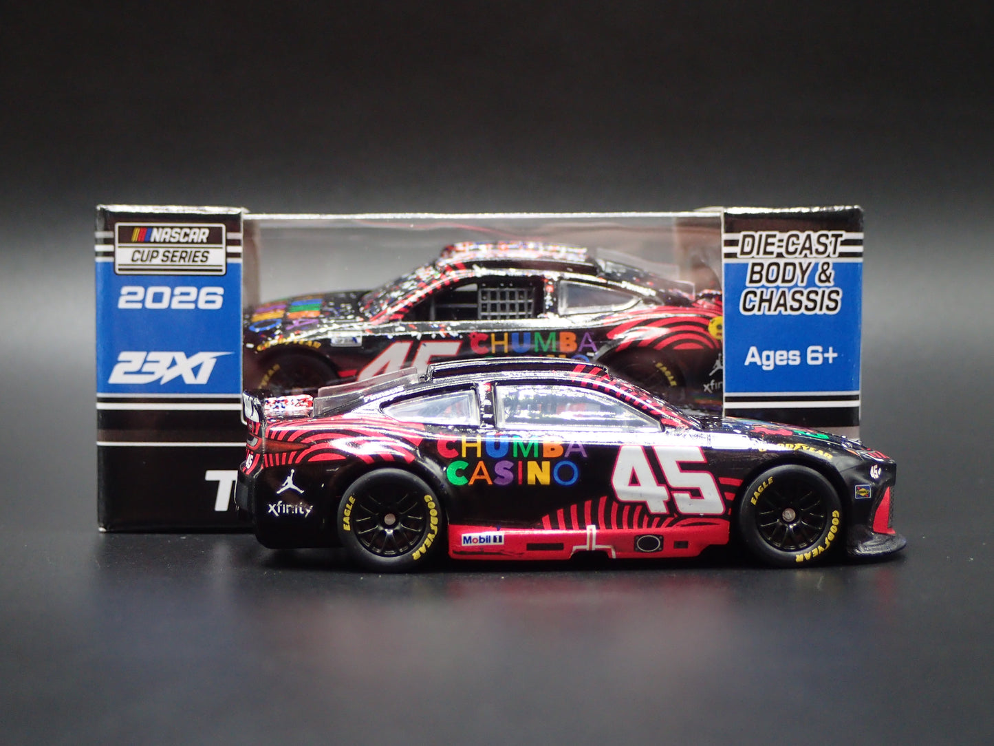 2026 26 TOYOTA CAMRY 45 TYLER REDDICK CHUMBA CASINO WIN NASCAR 1:64 SCALE DIECAST CAR