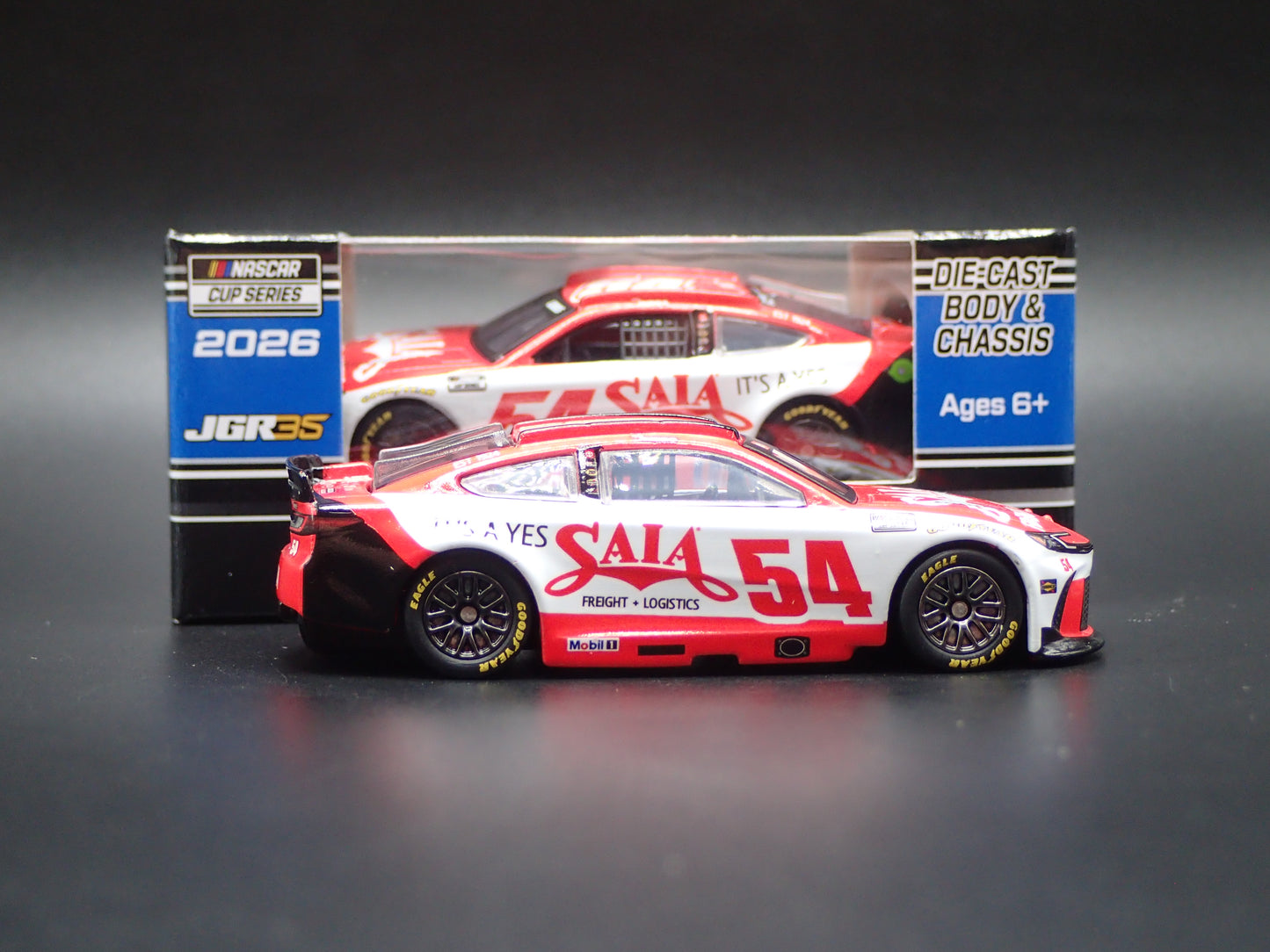 2026 TOYOTA CAMRY #54 TY GIBBS NASCAR SAIA FREIGHT 1:64 SCALE DIORAMA MODEL CAR