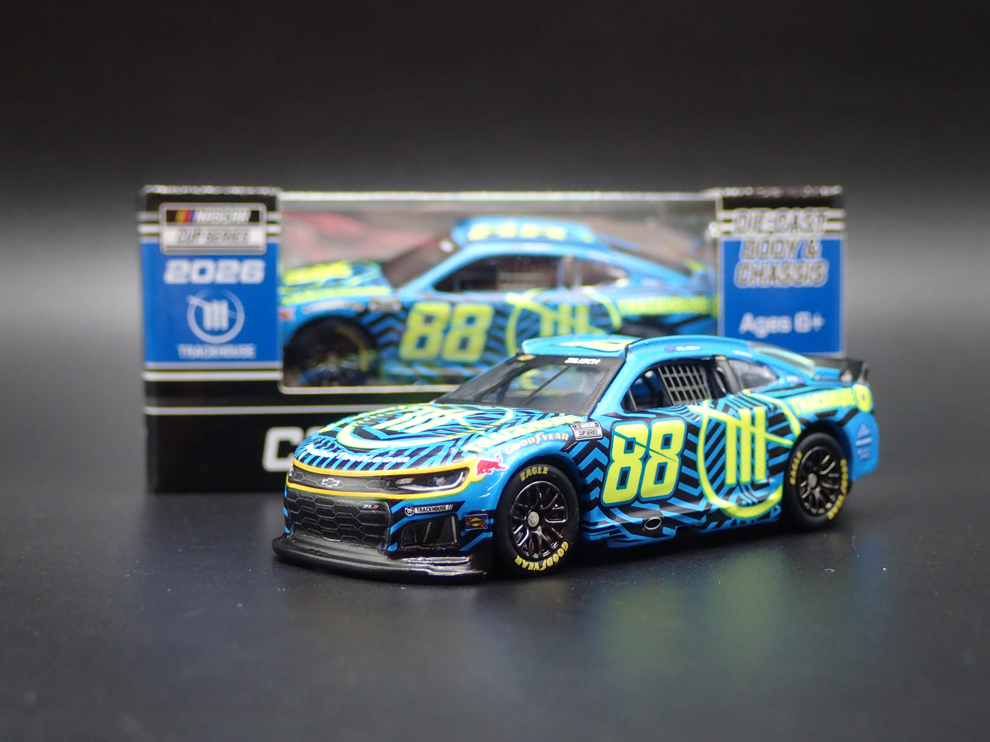 2026 26 CHEVROLET 88 CONNOR ZILISCH TRACKHOUSE NASCAR 1:64 SCALE DIECAST CAR