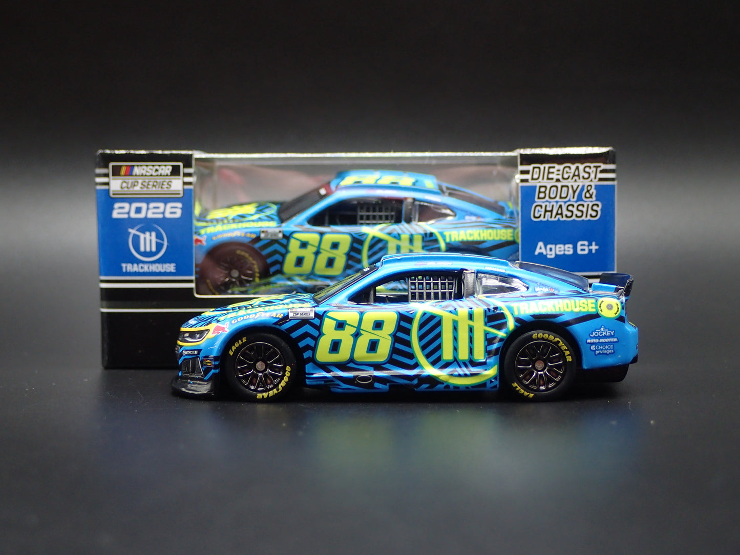 2026 26 CHEVROLET 88 CONNOR ZILISCH TRACKHOUSE NASCAR 1:64 SCALE DIECAST CAR