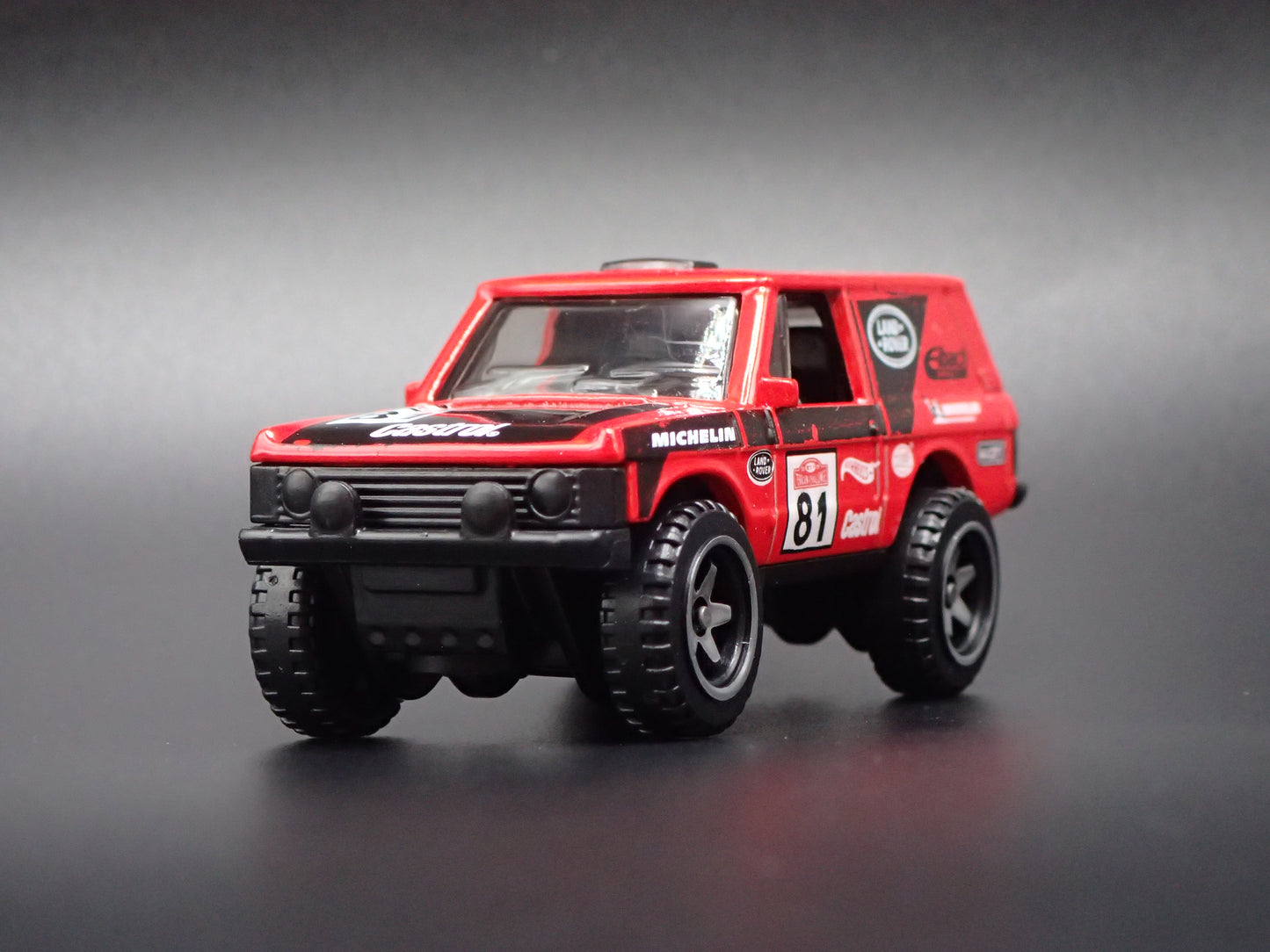 1970-1994 RANGE ROVER BAJA OFF ROAD RALLY  1/64 SCALE DIORAMA DIECAST MODEL CAR