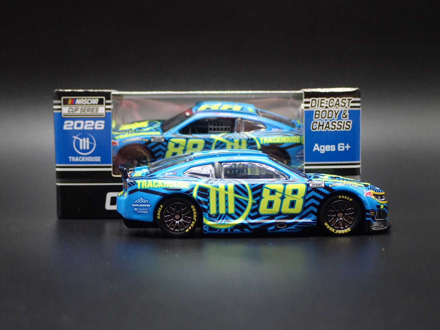2026 26 CHEVROLET 88 CONNOR ZILISCH TRACKHOUSE NASCAR 1:64 SCALE DIECAST CAR