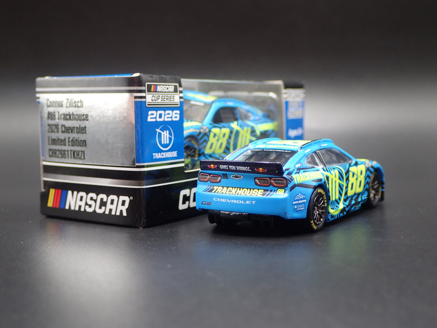 2026 26 CHEVROLET 88 CONNOR ZILISCH TRACKHOUSE NASCAR 1:64 SCALE DIECAST CAR