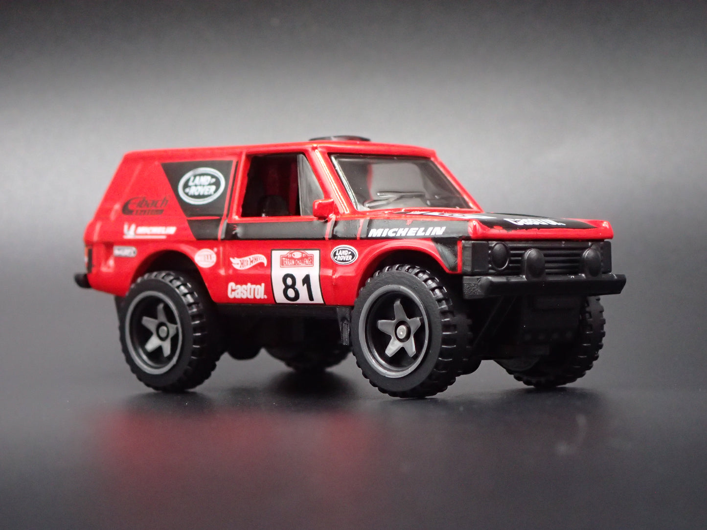 1970-1994 RANGE ROVER BAJA OFF ROAD RALLY  1/64 SCALE DIORAMA DIECAST MODEL CAR
