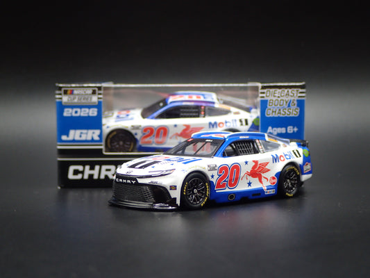 2026 TOYOTA CAMRY 20 CHRISTOPHER BELL MOBIL 1 NASCAR 1:64 SCALE DIECAST CAR