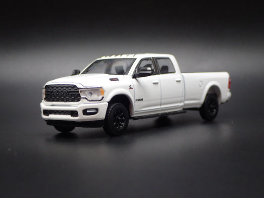 2019-2026 RAM 2500 BIGHORN PICKUP TRUCK WHITE 1/64 SCALE DIECAST MODEL CAR