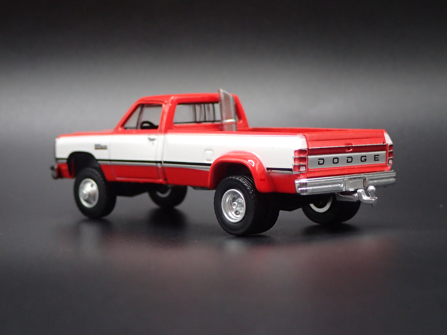 1981-1993 DODGE RAM D350 DUALLY PICKUP TRUCK w HITCH 1/64 SCALE DIECAST MODEL CAR