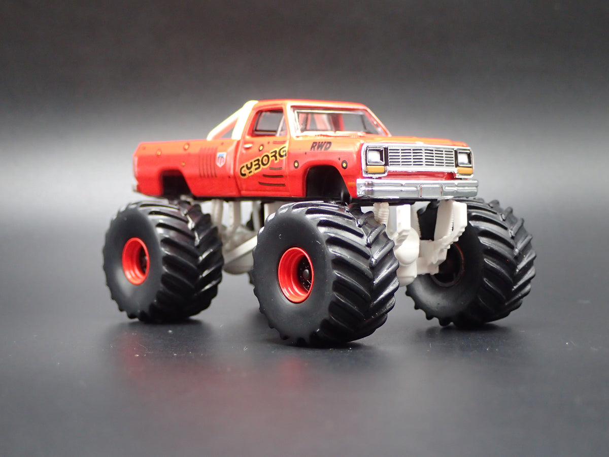 1990 90 DODGE RAM D250 MONSTER TRUCK CYBORG 1/64 SCALE DIECAST MODEL CAR
