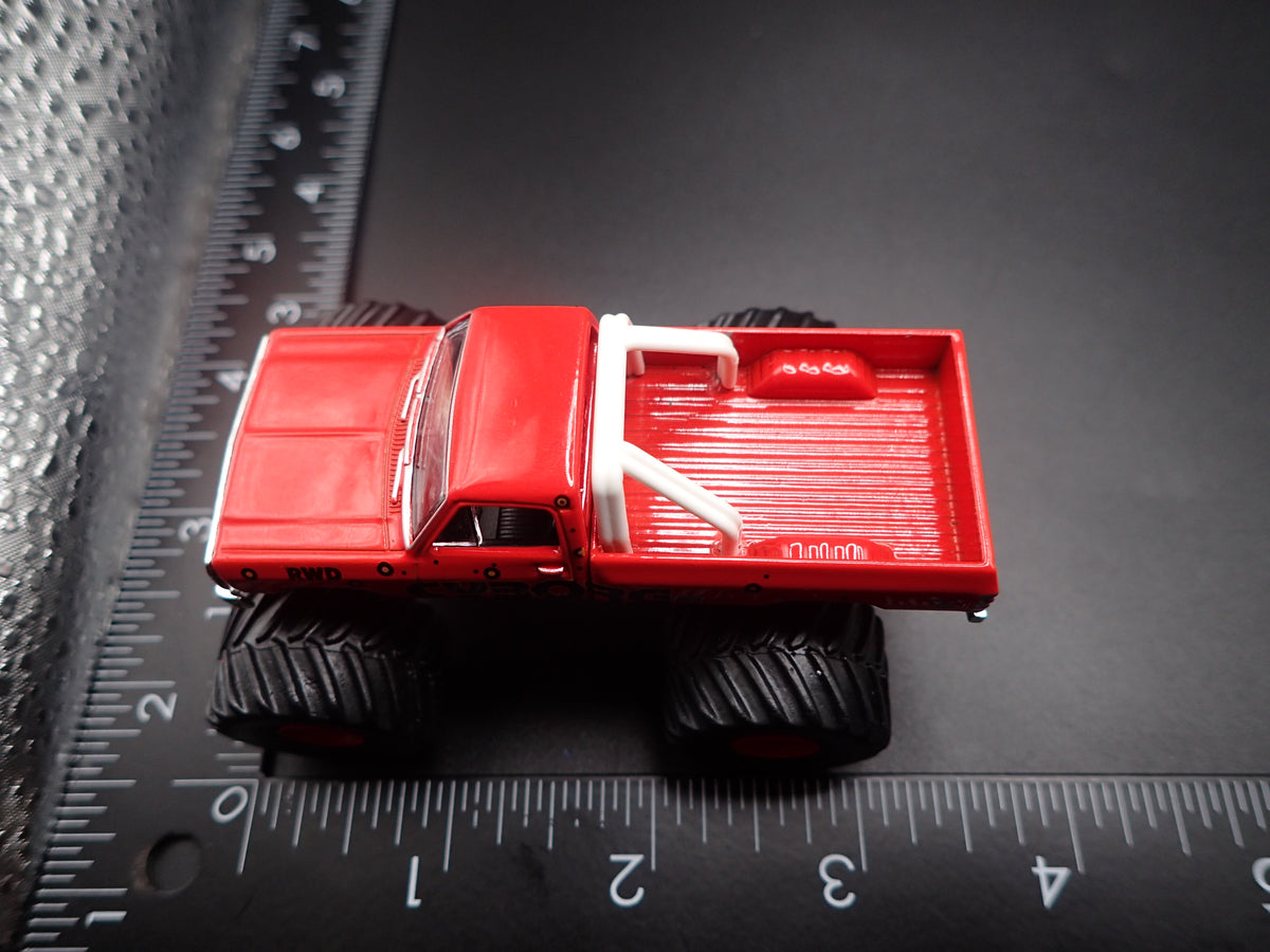 1990 90 DODGE RAM D250 MONSTER TRUCK CYBORG 1/64 SCALE DIECAST MODEL CAR
